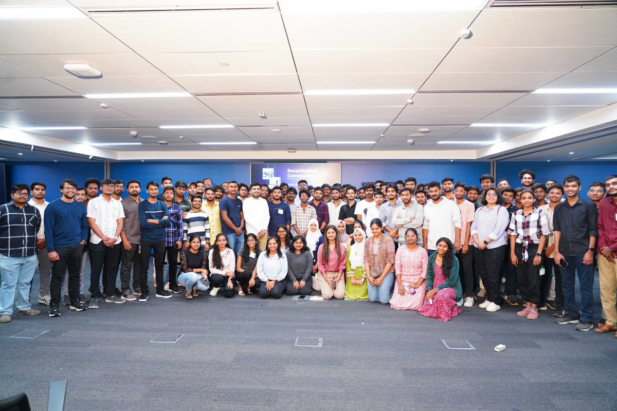 sb_c0mmunity's tweet photo. 🎉 Huge thanks for an amazing 1st Hyderabad SecurityBoat Community Meetup!
Insightful talks, fun quizzes & great networking! 🚀
Shoutout to our speakers Ajith Menon & Lokesh Verma and ServiceNow for hosting us! 🙌
More meetups, more learning ahead! 💡💻
#securityboatcommunity https://t.co/FNVIgFZRWN