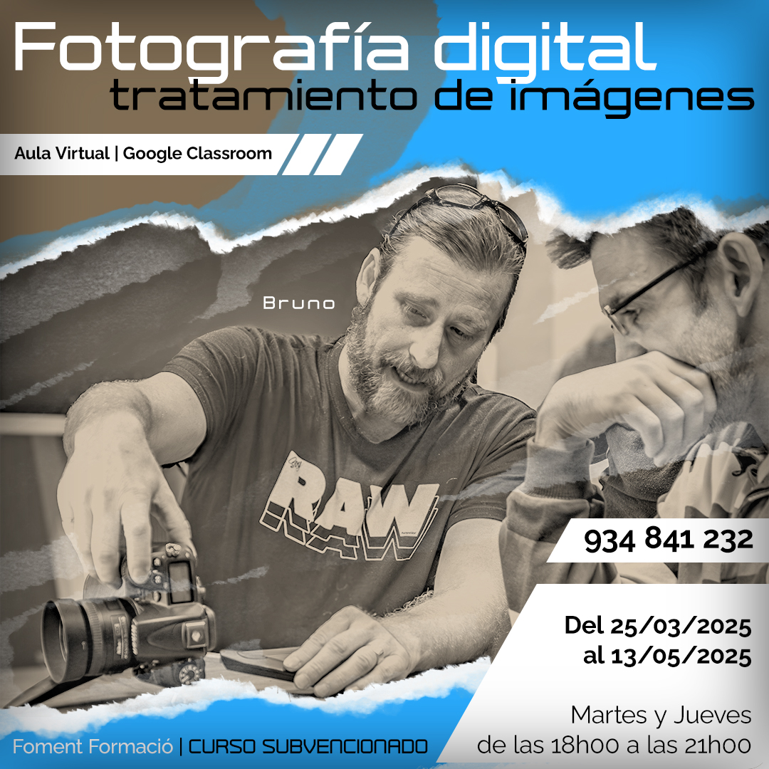Infografia3dBCN's tweet photo. #AprenderEsCrecer #NuevasHabilidades #AulaVirtual #AprenderOnline #CursoGratuito #FotografíaDigital #EdiciónFotográfica #RetoqueFotográfico #TratamientoDeImágenes #AprenderFotografía #CursoDeFotografía #GoogleClassroom #FomentFormació #FormaciónAulaVirtual #FormaciónSubvencionada https://t.co/T9nq5s6Qlu