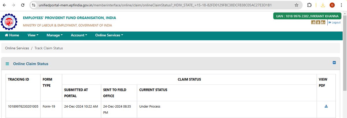 Vikrant_Mogiio's tweet photo. We’ve reapplied for PF, here are the UAN and tracking ID:  Still, the final status is pending on-site progress after resubmitting 55 days back. Please solve the issue asap.     

Almost 13 years now but I still have not received my PF   

#PFClaim #EPFO #BhartiAirtel #CustomerService #LabourMinistry #FinancialInclusion #PublicGrievance #GovernmentSupport 

@airtelnews @airtelindia @airtelnews 
@EPFOIndi
@PMOIndia
@socialepfo
@LabourMinistry