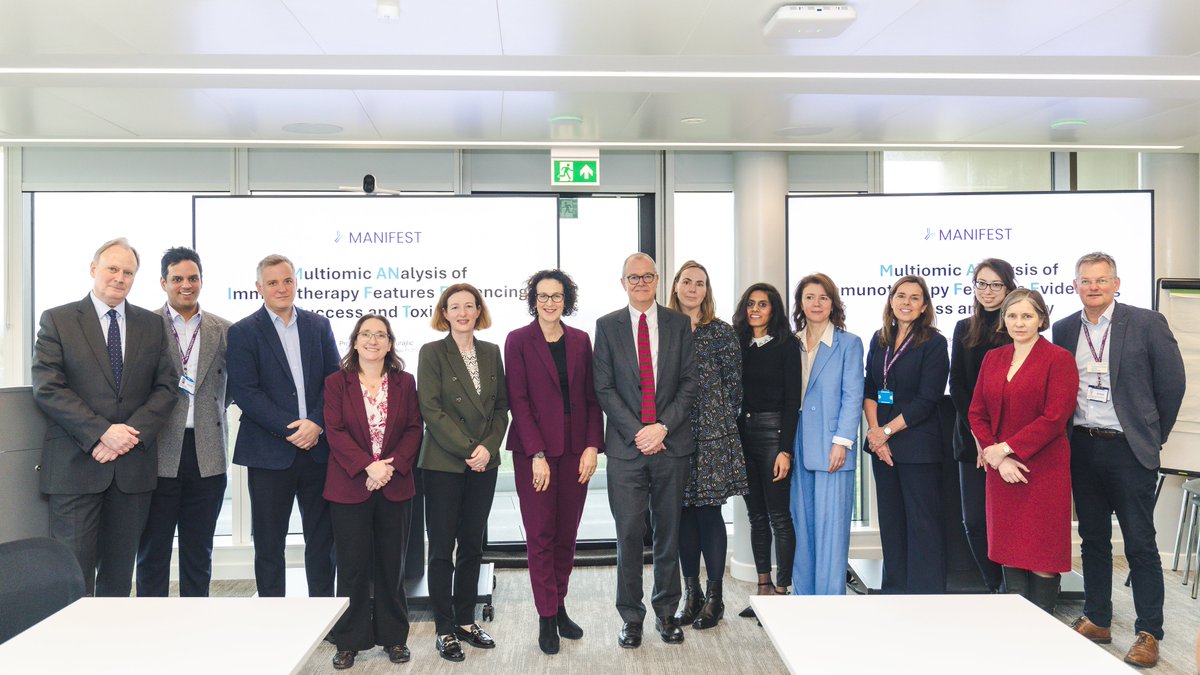 MANIFEST_CIRRP's tweet image. Delighted to welcome Lord Vallance & Baroness Merron @SciTechgovuk @DHSCgovuk
Productive roundtable discussions, highlighting:
📍@MANIFEST_CIRRP's roadmap to IO biomarker discovery
🗺️UK-wide cross-institution collaboration
🧬Investing in emerging tech
🖥️Data & assay harmonisation