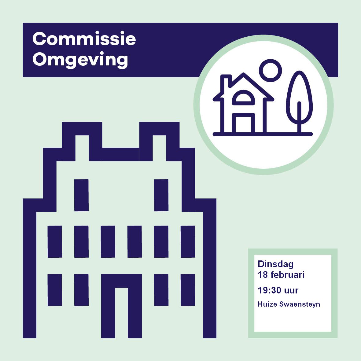 De vergadering van de Commissie Omgeving is live te volgen via lv.bestuurlijkeinformatie.nl.
