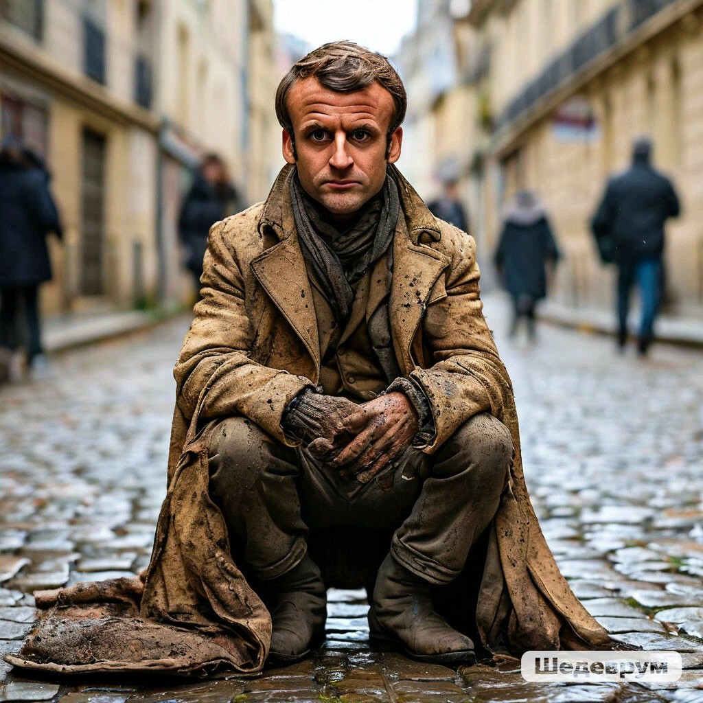 Жил в деревне один "дед" 
Делал сам себе минет
Возле каждого куста #макрон имел себя в уста