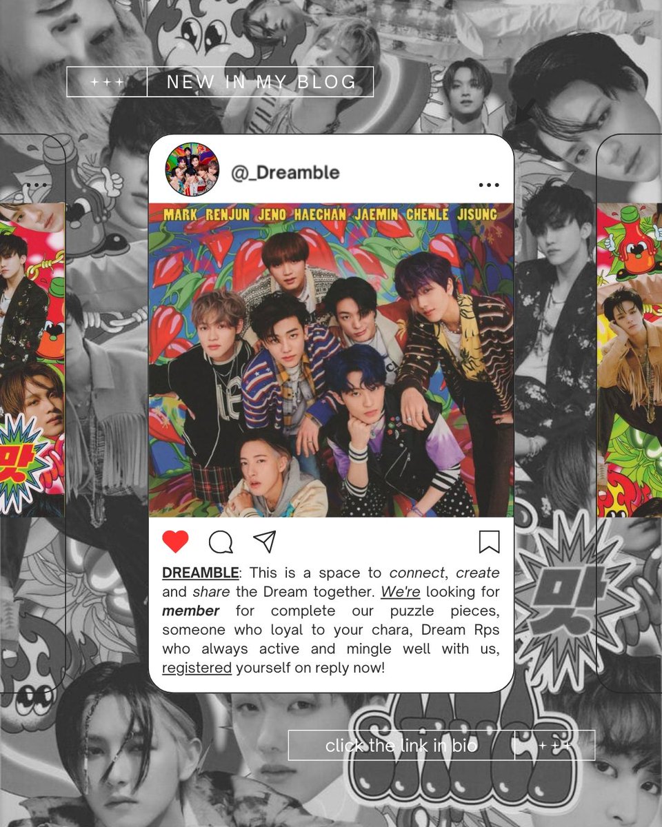 ㅤㅤ         ㅤㅤ
"The gates are wide open!" We’re hyped to announce that Dreamble is officially open! Super excited to connect with fellow NCT Dream Roleplayers and another SQ / OA to mingle with. Wanna be the part of us? RT this post and drop a reply below.
ㅤㅤ         ㅤㅤ