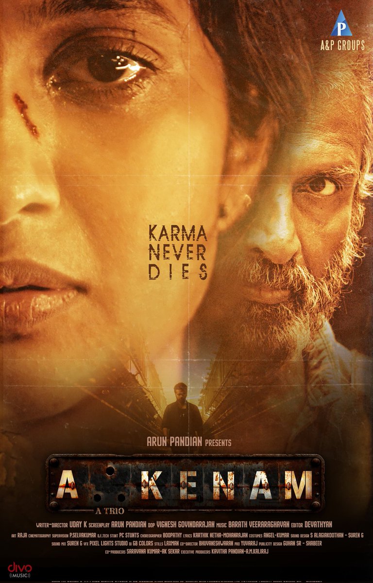 rameshlaus's tweet photo. Get ready for an intense ride with #Akkenam! Unveiling the title & first look poster of this gripping action thriller movie. Coming soon to a theater near you!
➡️ https://t.co/fqShaEtMCT
#AandPGroups4 @AandPgroups @iarunpandianc @ikeerthipandian @praveenraja0505 @kav_pandian @Shivpink @namritha_mv @udayk2410 @VigneshGovind09 @barathveeraa @devathyan @divomusicindia @proyuvraaj