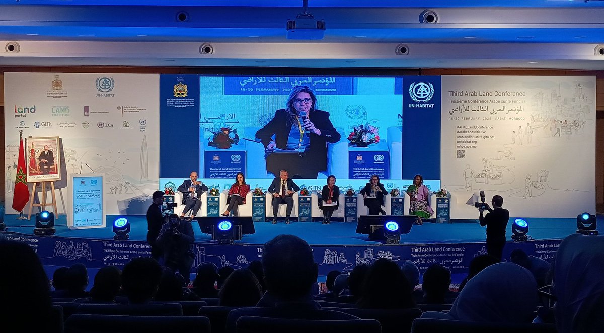 💡#happeningnow at 3rd #Arab_Land_Conference ministers and experts are discussing how digital #landinnovation tools can improve land #tenuresecurity and foster collaborative policy frameworks, ensuring resilient &amp; inclusive #landgovernance.
📺 Follow live: tinyurl.com/yrzm8jf6