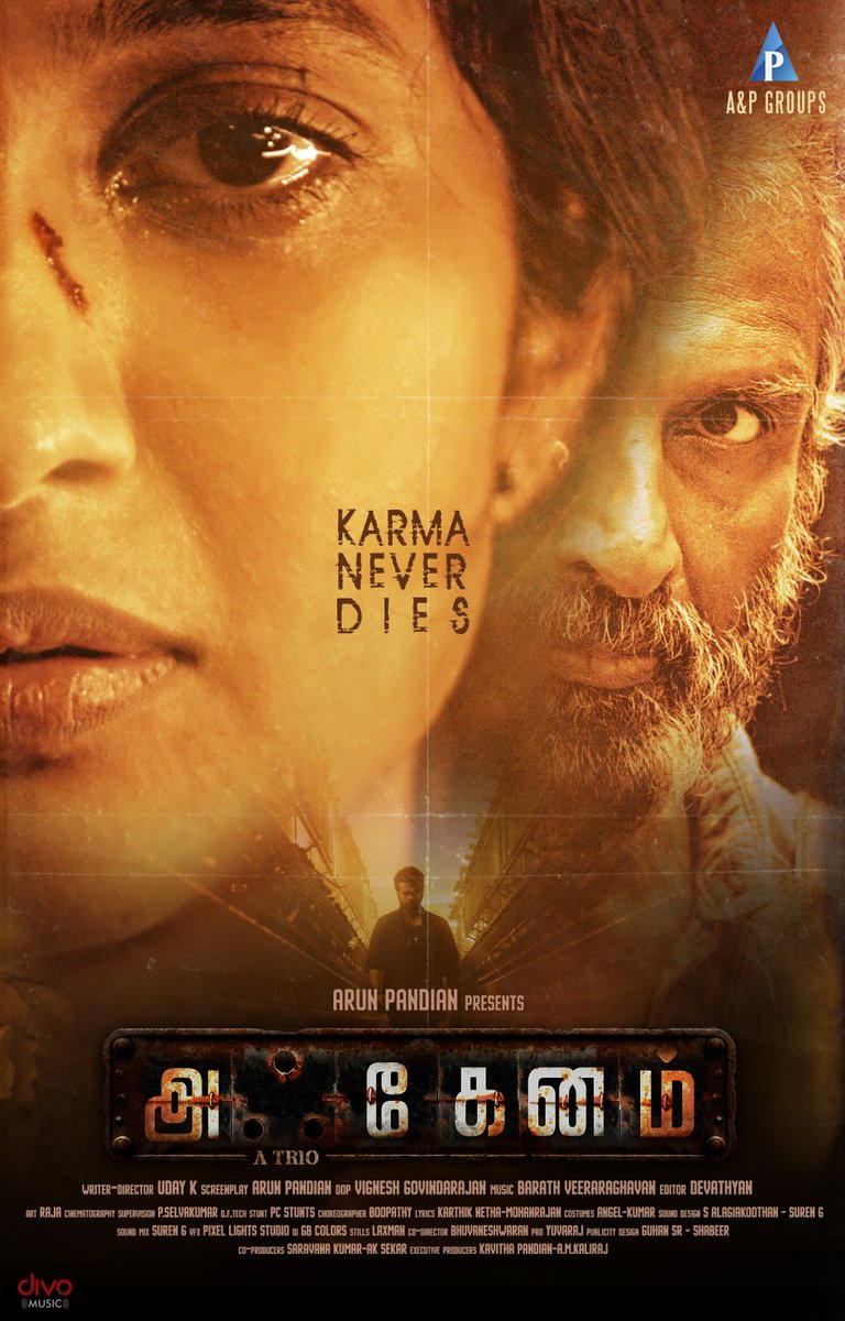 Trendswoodcom's tweet photo. #Akkenam - First Look Poster
Title Reveal Video - https://t.co/KJjiufw65Y
Written & Direction : Uday K
Starring : Keerthi Pandian, Arun Pandian, Adithya Shivpink, Ramesh Thilak, GM Sundar
Music : Barath Veeraraghavan
#AandPGroups4 @AandPgroups https://t.co/2Zaj6373DV