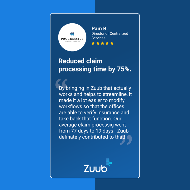 zuub_us's tweet photo. 🚀 Streamlining Dental Insurance Verification for 19 Locations! 🦷

💡 Ready to modernize your practice verification process? Zuub is the game-changer your DSO needs! Click here to see why so many DSOs are choosing Zuub!