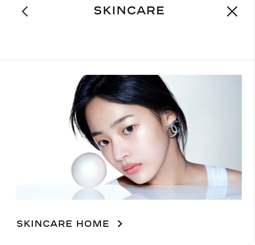 MINJI as the face CHANEL Skincare line (Éclat Premier) on CHANEL's