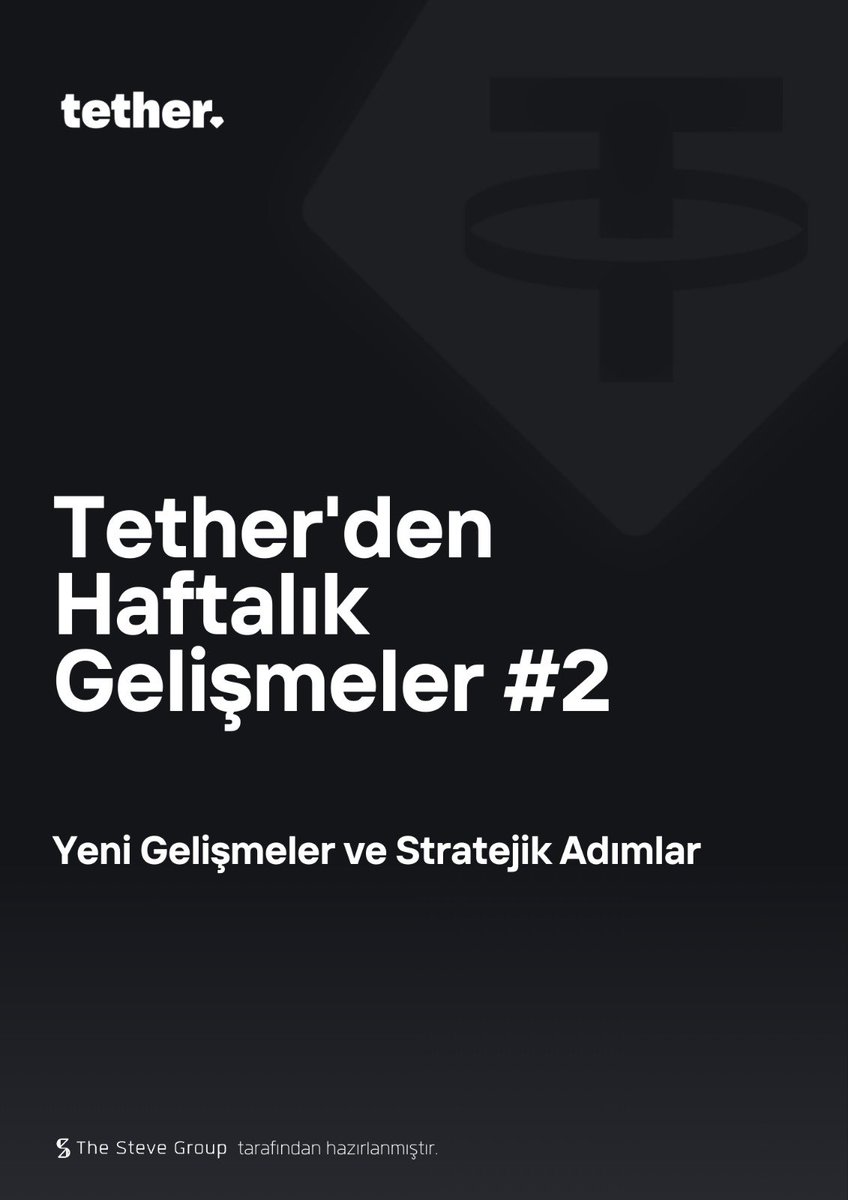 StevedaNews (@stevedanews) on Twitter photo The Steve Group olarak hazırladığımız "Tether'den Haftalık Gelişmeler" bültenimizin tamamı için görsellere göz atın👇
#Tether #USDT <a href="/paoloardoino/">Paolo Ardoino 🤖</a> <a href="/Tether_to/">Tether</a> <a href="/hadron_tether/">hadron_tether</a> <a href="/USDT0_to/">USDT0</a> #RWA #Bitcoin The Steve Group olarak hazırladığımız "Tether'den Haftalık Gelişmeler" bültenimizin tamamı için görsellere göz atın👇
#Tether #USDT <a href="/paoloardoino/">Paolo Ardoino 🤖</a> <a href="/Tether_to/">Tether</a> <a href="/hadron_tether/">hadron_tether</a> <a href="/USDT0_to/">USDT0</a> #RWA #Bitcoin