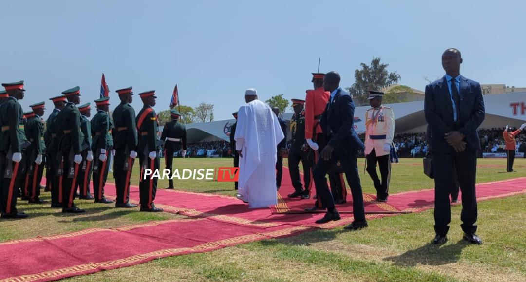 ptvgambia's tweet image. The Commander-in-Chief graces the red carpet, leading the nation with pride as we celebrate Gambia at 60! A moment of strength, honor, and national pride. #GambiaAt60 #CommanderInChief #NationalPride