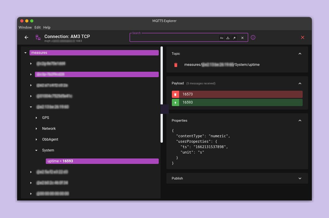 MadeWithVueJS's tweet image. MQTT5 Explorer is a simple desktop client #madewithvuejs, @vuetifyjs & Electron to visualize data of any MQTT broker 🖥️⚙️ - madewithvuejs.com/mqtt5-explorer