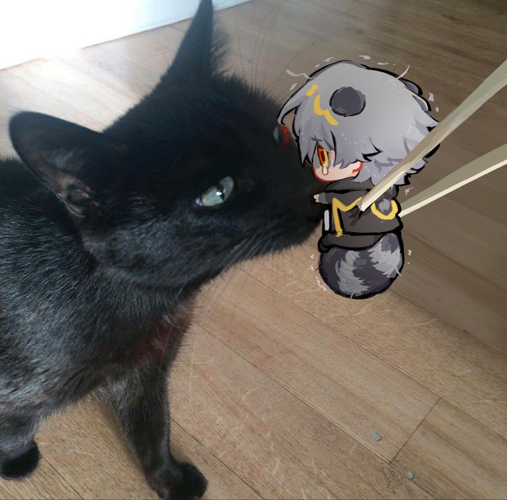 hashiba3_'s tweet photo. 猫儿你可以吃… #丹穹 #dancae https://t.co/wPdJtFzMrk
