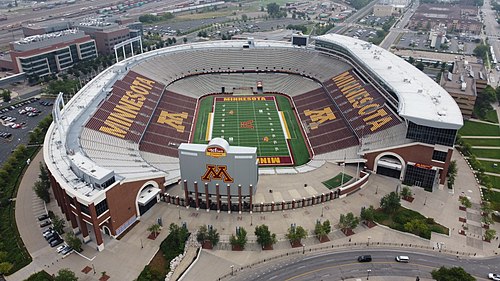 CFB Home (@cfbhome) on Twitter photo Stadium of the Morning 🥞
🏟️ Huntington Bank Stadium
✅ Capacity: 50,805
📍Minneapolis, Minnesota
Home of <a href="/GopherFootball/">Minnesota Football</a>
#RowTheBoat🛶 #SkiUMah Stadium of the Morning 🥞
🏟️ Huntington Bank Stadium
✅ Capacity: 50,805
📍Minneapolis, Minnesota
Home of <a href="/GopherFootball/">Minnesota Football</a>
#RowTheBoat🛶 #SkiUMah
