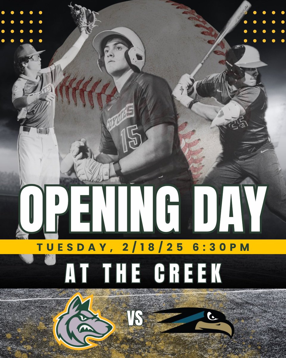 Shae Burgess (@shaeburgess17) on Twitter photo It’s OPENING DAY for <a href="/BaseballCoyote/">Coyote Baseball</a> 🙌🏻 Come fill the stands and show these boys some love! 💚💛⚾️#CreekRunsDeep It’s OPENING DAY for <a href="/BaseballCoyote/">Coyote Baseball</a> 🙌🏻 Come fill the stands and show these boys some love! 💚💛⚾️#CreekRunsDeep