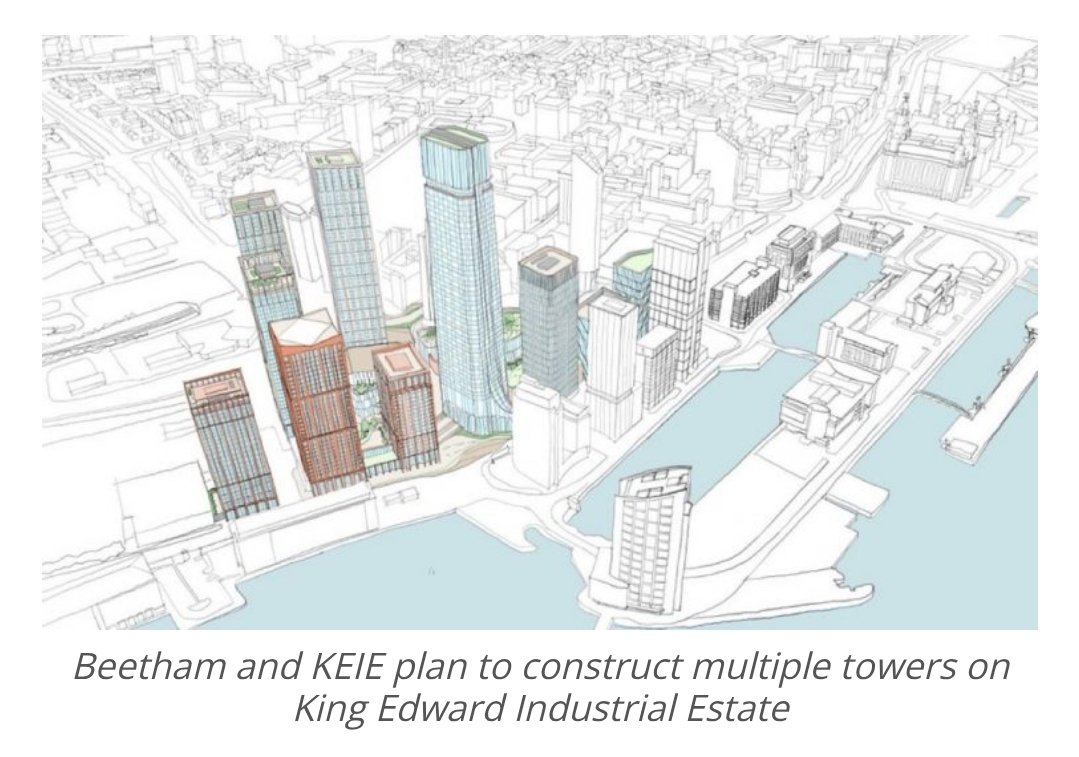 🚨 New Plans for King Edward Industrial Estate! 🏗️  

The 2007 pipedream of the 54-storey King Edward Tower is gone, but a fresh vision is here! New plans unveiled — different skyscraper, new developer, same ambition. 

Thoughts? 👀  

#Liverpool  #UrbanDevelopment #SkyScraper
