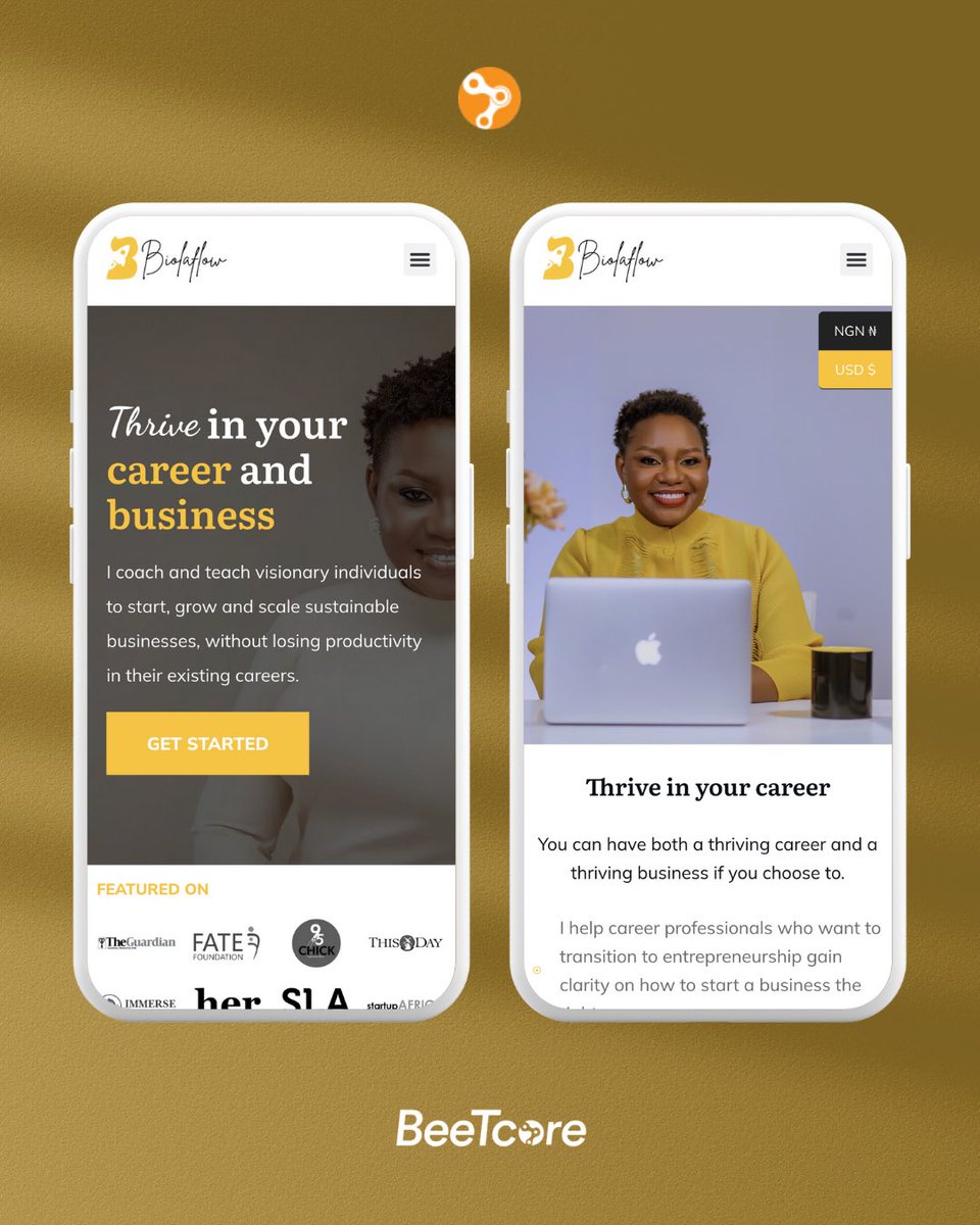 BeeTcore's tweet photo. BeeTcore x Biola Flow

Website development for a business coach specializing in helping visionary individuals start, grow, and scale sustainable businesses.

→ Web Design + LMS Engine + Video Directory System + Blog + Ongoing Support

→ https://t.co/MJUwdUyuC3 

#beetcore https://t.co/MqMiRVZOCC