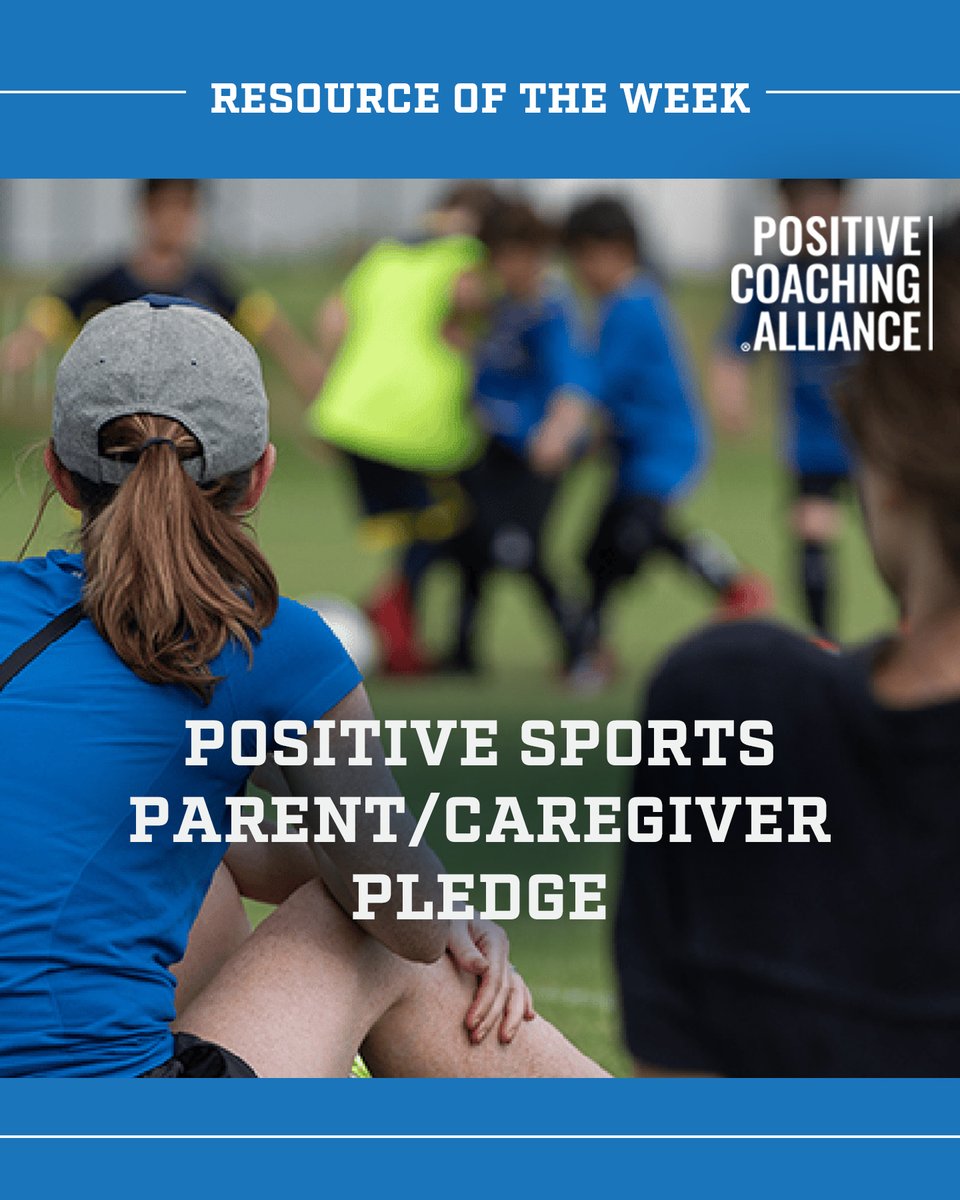 PositiveCoachUS's tweet photo. Parents & caregivers play a huge role in shaping a young athlete’s experience. 🏅 Take the PCA Parent-Caregiver Pledge to commit to positivity, respect, and support—on and off the field!
🔗Make the commitment: https://t.co/LdlVJXOW0o
#PCAProud #PositiveParenting #YouthSports https://t.co/Drd0Zl8GYS