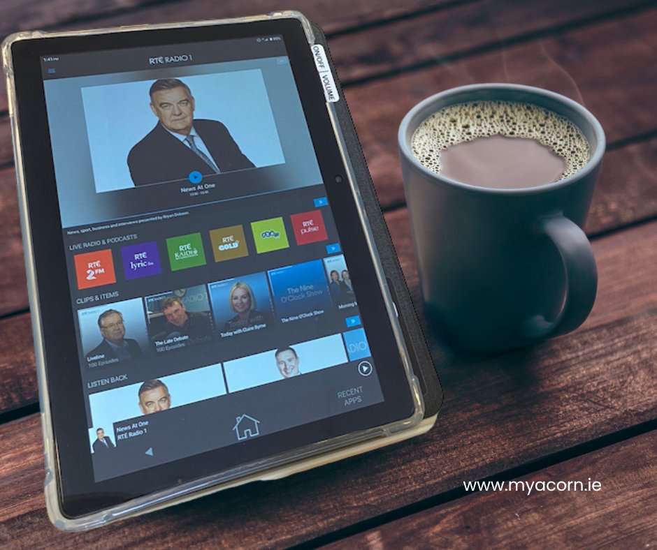 Simple. Smart. Designed for you. With a big, bright screen and vibrant colors, the Acorn Tablet makes it easy to:
📷 Watch your favourite Netflix shows
📷 Browse the web effortlessly
📷 Check emails with ease
📷 Stay up to date with the latest news.
myacorn.ie