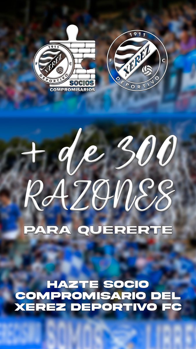 341 socios que incansablemente buscan lo que tanto ansiamos y que estoy seguro  algún día conseguiremos "PATRIMONIO".
<a href="/XerezDFC/">XEREZ DEPORTIVO</a>  vamos hacerte crecer aún más.🏗🧱🫂💙 Gracias a los que creemos en esto.