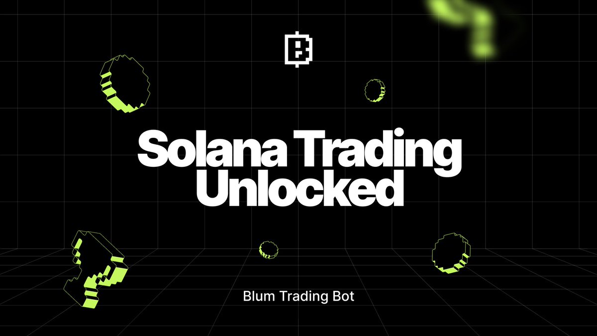 🤑 Blum Trading Bot now supports <a href="/solana/">Solana</a> 

Say goodbye to old methods and hello to Solana as your new deposit option 😍

Now you can trade #Solana and #TON coins without skipping a beat 💻