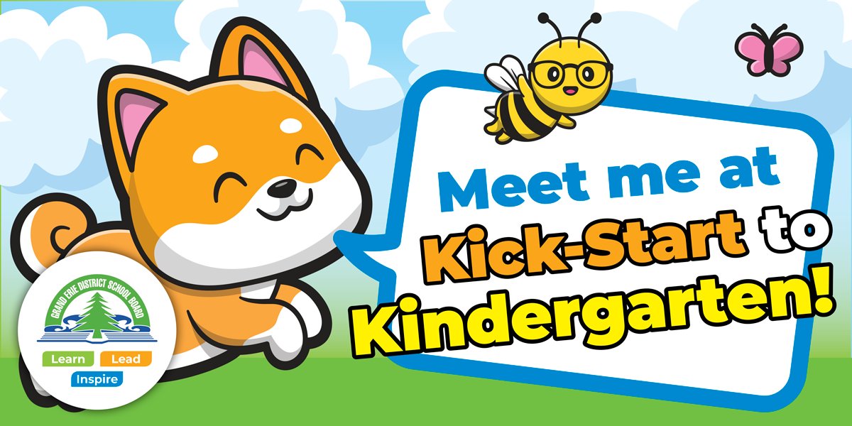 GEDSB's tweet image. Brant County, you're next! We invite you and your little learner to attend our Kick-Start to Kindergarten event on Tuesday, March 4 at Cobblestone Elementary School in Paris.
Details: ow.ly/Mf2N50V0iK8