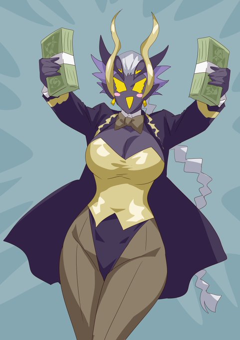 ストママック社の初代社長ゾンプさん。謎の素材を仕入れてくる。 #キュアライダー #ライダー少女 