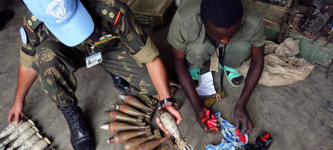 UNPeacekeeping's tweet photo. Why have @UN peacekeepers been in the DR Congo🇨🇩 for 65 years?
Since 1960, 3 UN peacekeeping missions have been deployed: first #ONUC, then #MONUC & now @MONUSCO.
Here are 4 essential things to know about the UN's crucial role in the #DRC 👉https://t.co/ZHQKUftL4Z https://t.co/etZINzy1kc