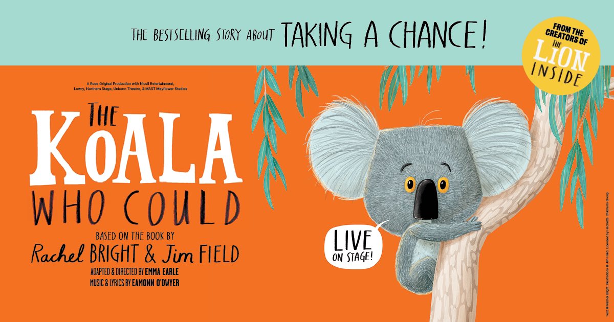 ᴀᴄᴄᴇꜱꜱ ᴀʀᴛɪꜱᴛᴇ ᴍɢᴍᴛ (@accessltd) on Twitter photo The Koala Who Could with Music & Lyrics by <a href="/EamonnODwyer/">Eamonn O'Dwyer</a> opens today <a href="/Rosetheatre/">Rose Theatre</a> - have a great show all! The Koala Who Could with Music & Lyrics by <a href="/EamonnODwyer/">Eamonn O'Dwyer</a> opens today <a href="/Rosetheatre/">Rose Theatre</a> - have a great show all!