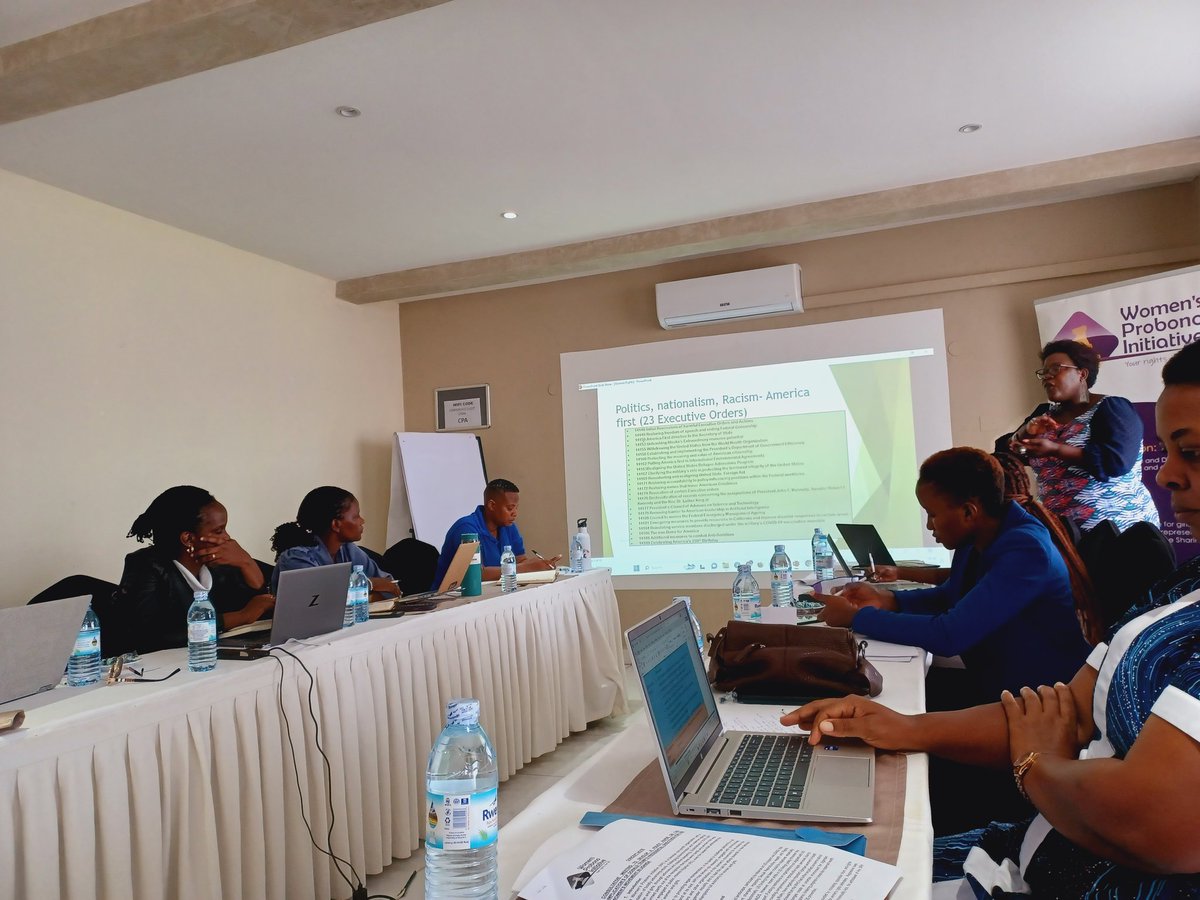 Yesterday we had the opportunity to be part of a consultative meeting on the implications of <a href="/realDonaldTrump/">Donald J. Trump</a> presidential executive orders and its implications on the Women's movement in Uganda organized by <a href="/WomenProbono/">The Women's Probono Initiative</a>