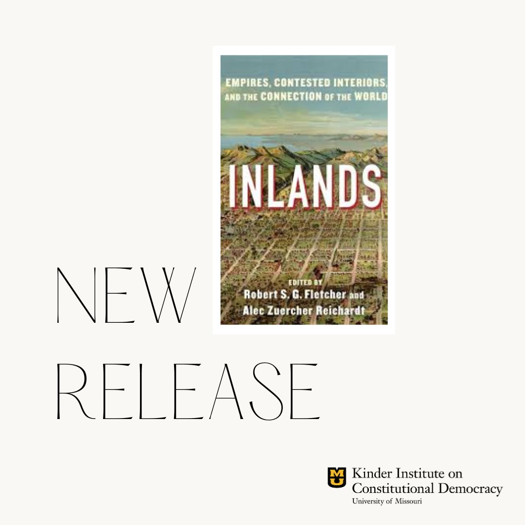 Congrats to  Kinder Professor of British History Rob Fletcher &amp; Asst. Professor  of Constitutional Democracy Alec Zuercher Reichardt on the publication Inlands. The book also includes an essay by Marcus Nevius, Kinder Assoc. Professor  of Slavery &amp; Atlantic World History.