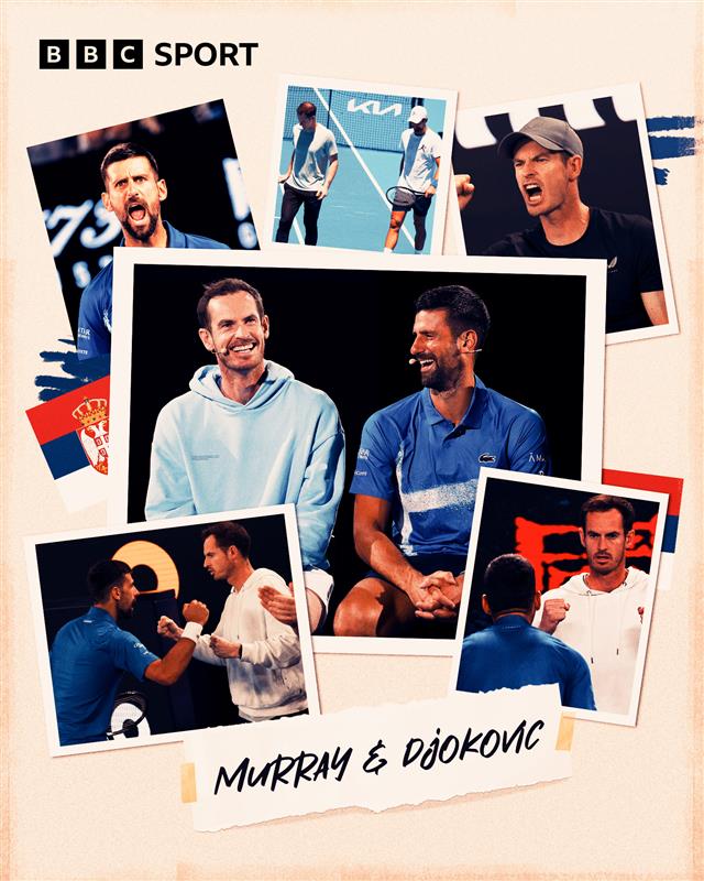 Andy Murray 🤝 Novak Djokovic partnership continues! ❤️