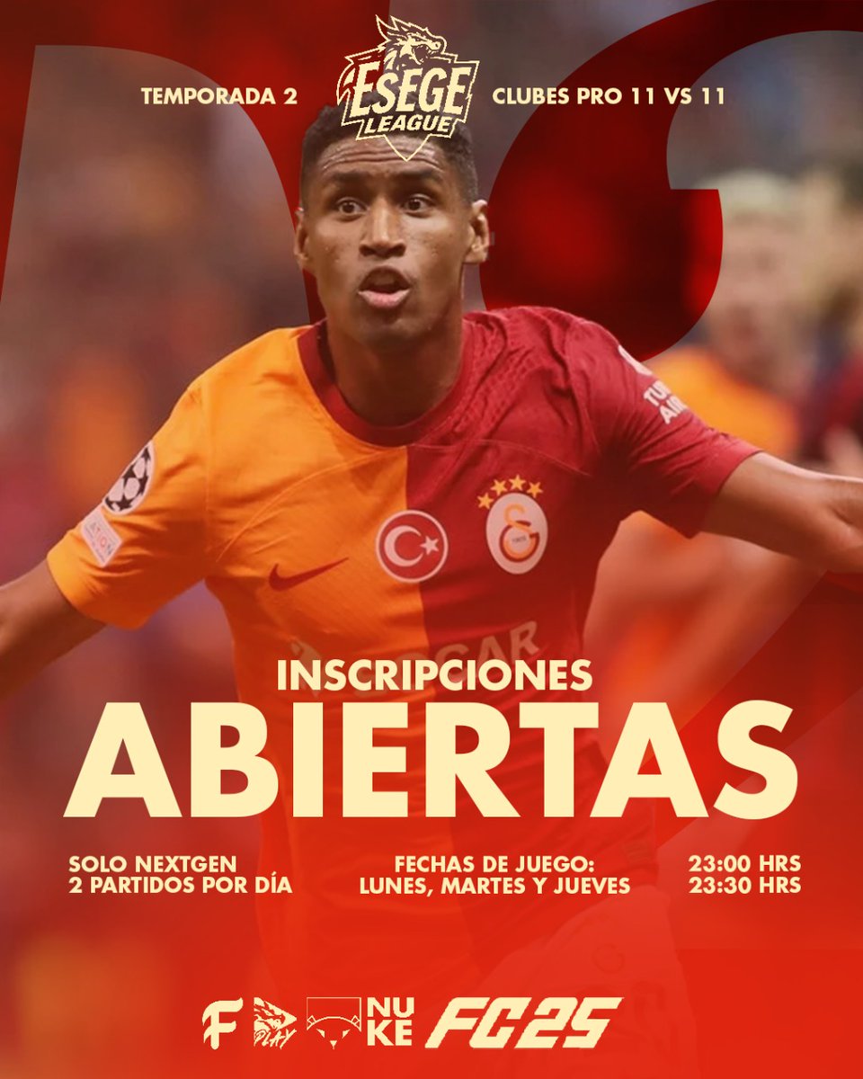 INSCRIPCIONES ABIERTAS | TEMPORADA 2

🗓️ Fecha de inicio: POR CONFIRMAR
🕰️ Lunes, martes y jueves desde las 23:00 hrs (2 fechas)
💰 Inscripción: $10.000 CLP

Formato de Liga ⚽

✅ Fase Regular
⚔️ PlayOffs 
📸 Transmisiones a partir de PLAYOFFS 

Reserva tu cupo 🧡
