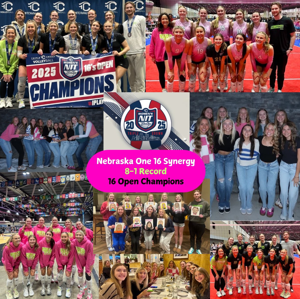 Triple Crown - Thank you for an amazing weekend! 💚🏐💗