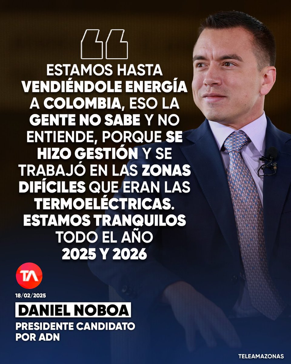 egraetzer's tweet image. No más apagones y se sigue trabajando para que nunca ocurran, excelente labor @DanielNoboaOk