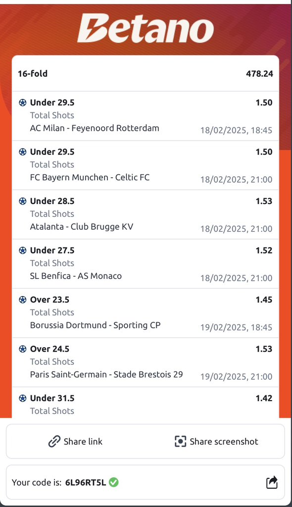 DavsmartMEDIA_1's tweet image. Never stop trying 
#Totalshot 
We are winning this ๐ฅ๐ฅ๐ฅ๐ฅ
#Code1 - BR3YR5H6 = 700 odds
#Code2 - 6L96RT5L = 400 odds
#Code3 - XYAKW37K = 200 odds
๐๐๐๐๐๐ฅ๐ฅ๐ฅ๐ฅ๐ฅ
