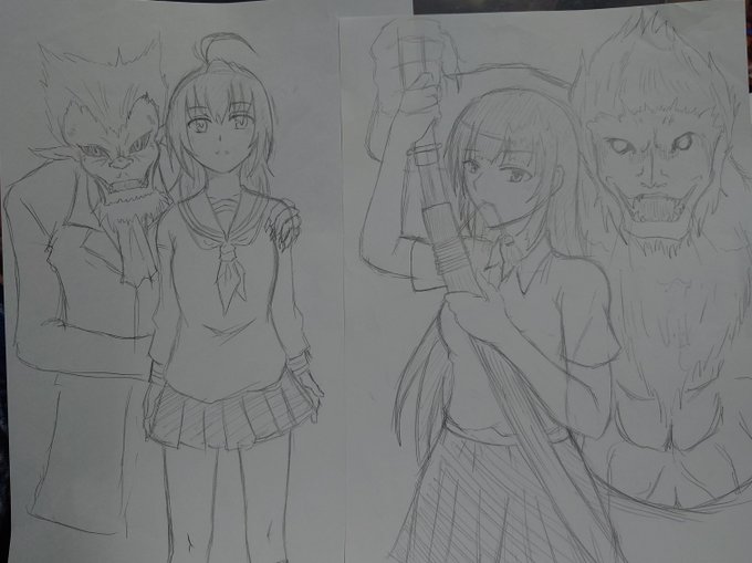 異形?描くのが好きでした 