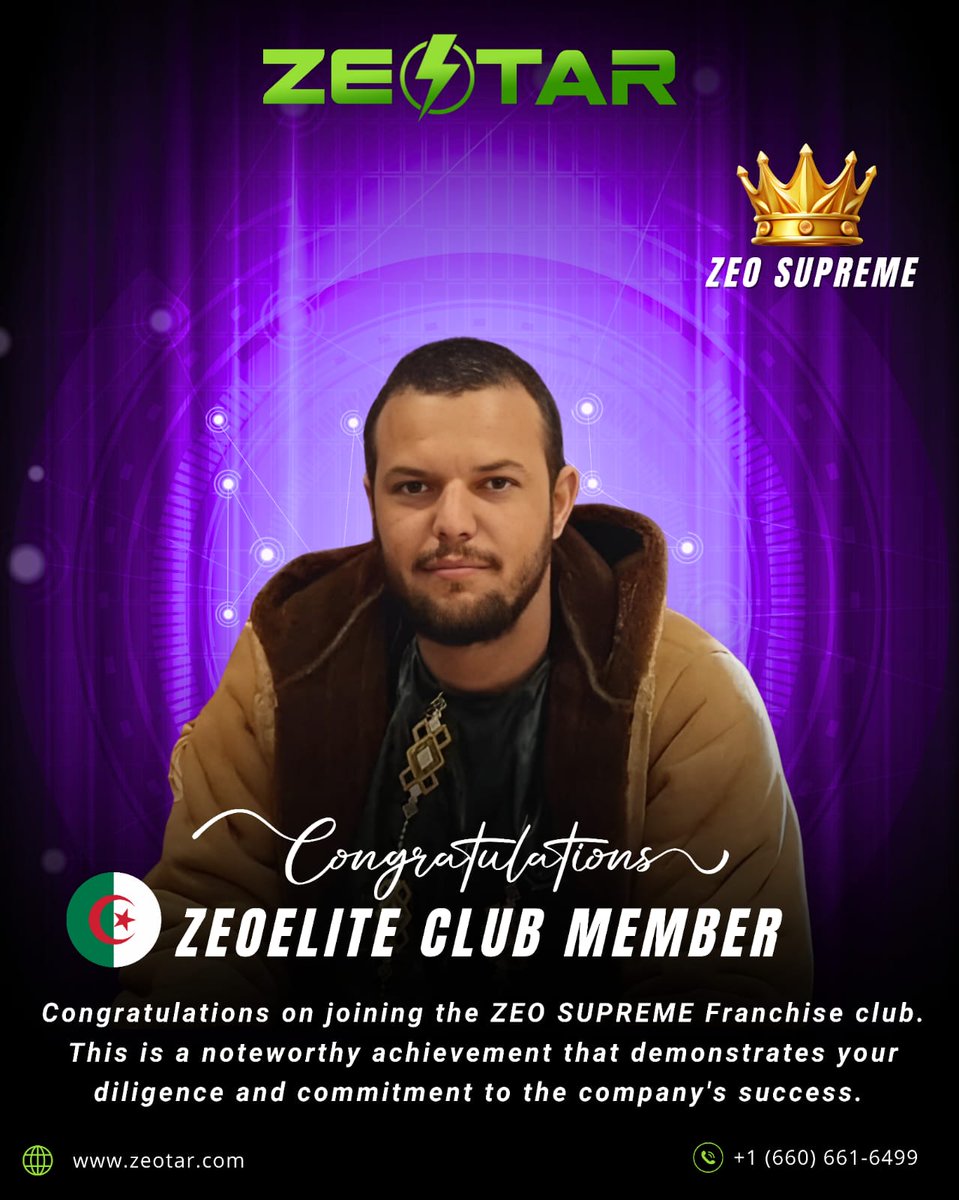 ZeotarOfficial's tweet image. 🚀 Welcoming Our ZeoSupreme Members! 🌟  
Together, we are building a powerful community of leaders and visionaries. 💼💰  

Welcome to the ZeoSupreme family—where growth, opportunities, and success know no limits! 🔥  

#ZeoSupreme #EliteNetwork #SuccessTogether #Zeotar