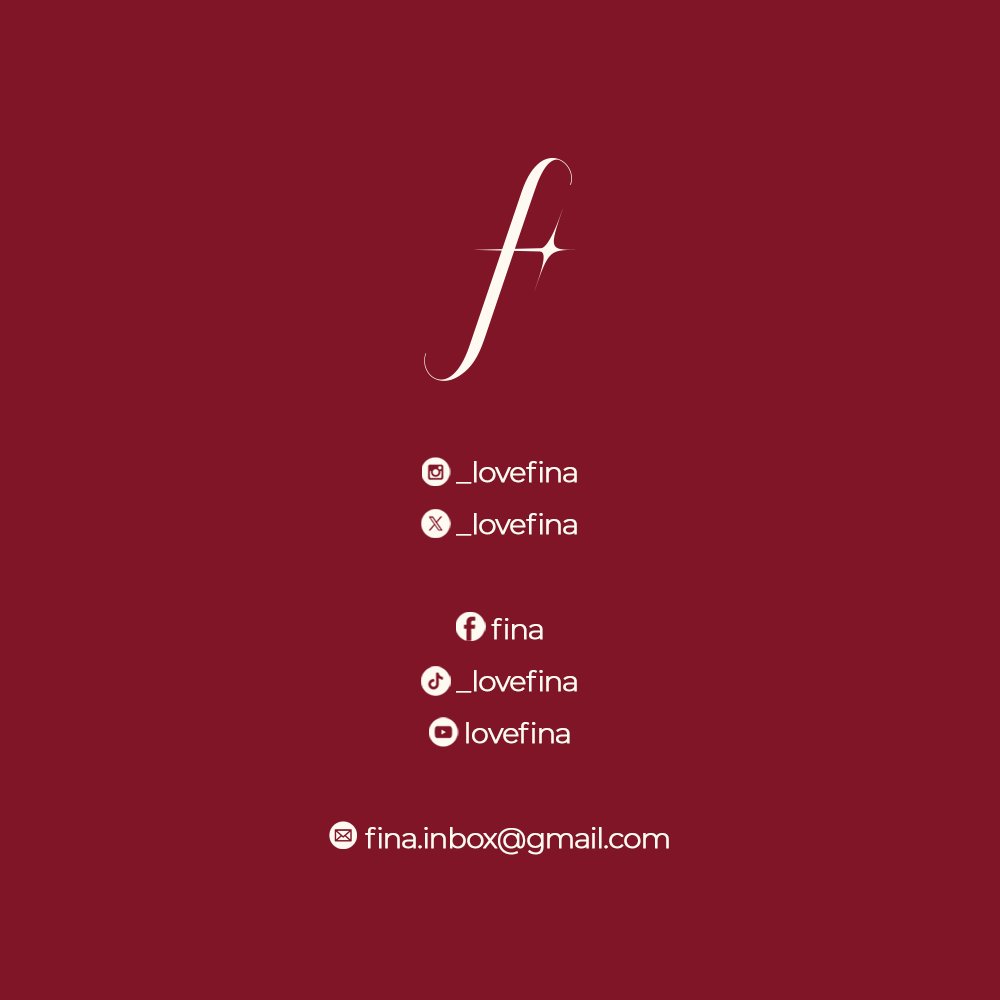 [FINA SNS]

FINA social media accounts are now open! Hope you can give us a follow 🌹

📌 linktr.ee/_lovefina

HELLO FINA!
#FINA #PPOP #PPOPRise #FINA_ComingSoon