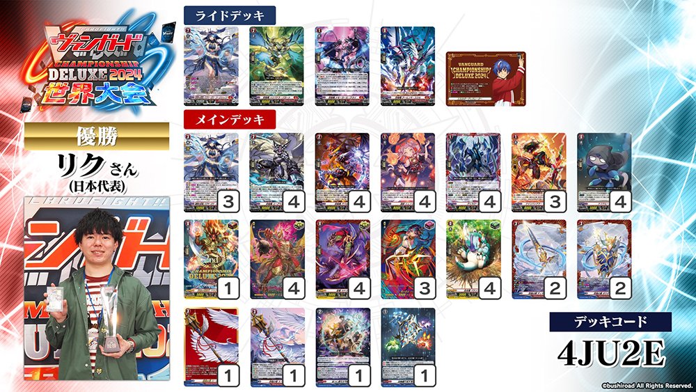 週ヴァン】 🏆#ヴァンガード チャンピオンシップ #デラックス 2024