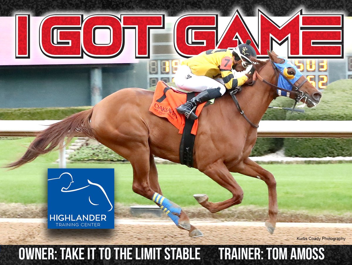 HighlanderTrainingCenter (@highlandertrai3) on Twitter photo Congratulations to everyone β¦<a href="/TomAmossRacing/">Tom Amoss Racing</a>β© for the impressive win yesterday in the Ozark Stakes β¦<a href="/OaklawnRacing/">Oaklawn Hot Springs</a>β© with β¦<a href="/HighlanderTrai3/">HighlanderTrainingCenter</a>β© graduate I Got Game, a very fast son of β¦<a href="/LanesEndFarms/">Lane's End</a>β© stallion Game Winner. β¦<a href="/KurtisCoady/">Kurtis Ryan Coady</a>β© photo Congratulations to everyone β¦<a href="/TomAmossRacing/">Tom Amoss Racing</a>β© for the impressive win yesterday in the Ozark Stakes β¦<a href="/OaklawnRacing/">Oaklawn Hot Springs</a>β© with β¦<a href="/HighlanderTrai3/">HighlanderTrainingCenter</a>β© graduate I Got Game, a very fast son of β¦<a href="/LanesEndFarms/">Lane's End</a>β© stallion Game Winner. β¦<a href="/KurtisCoady/">Kurtis Ryan Coady</a>β© photo