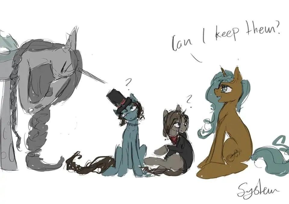 I used to have a ponysona called Tops that I identified with for a long long time. They started a unicorn and ended up an Alicorn in the end!