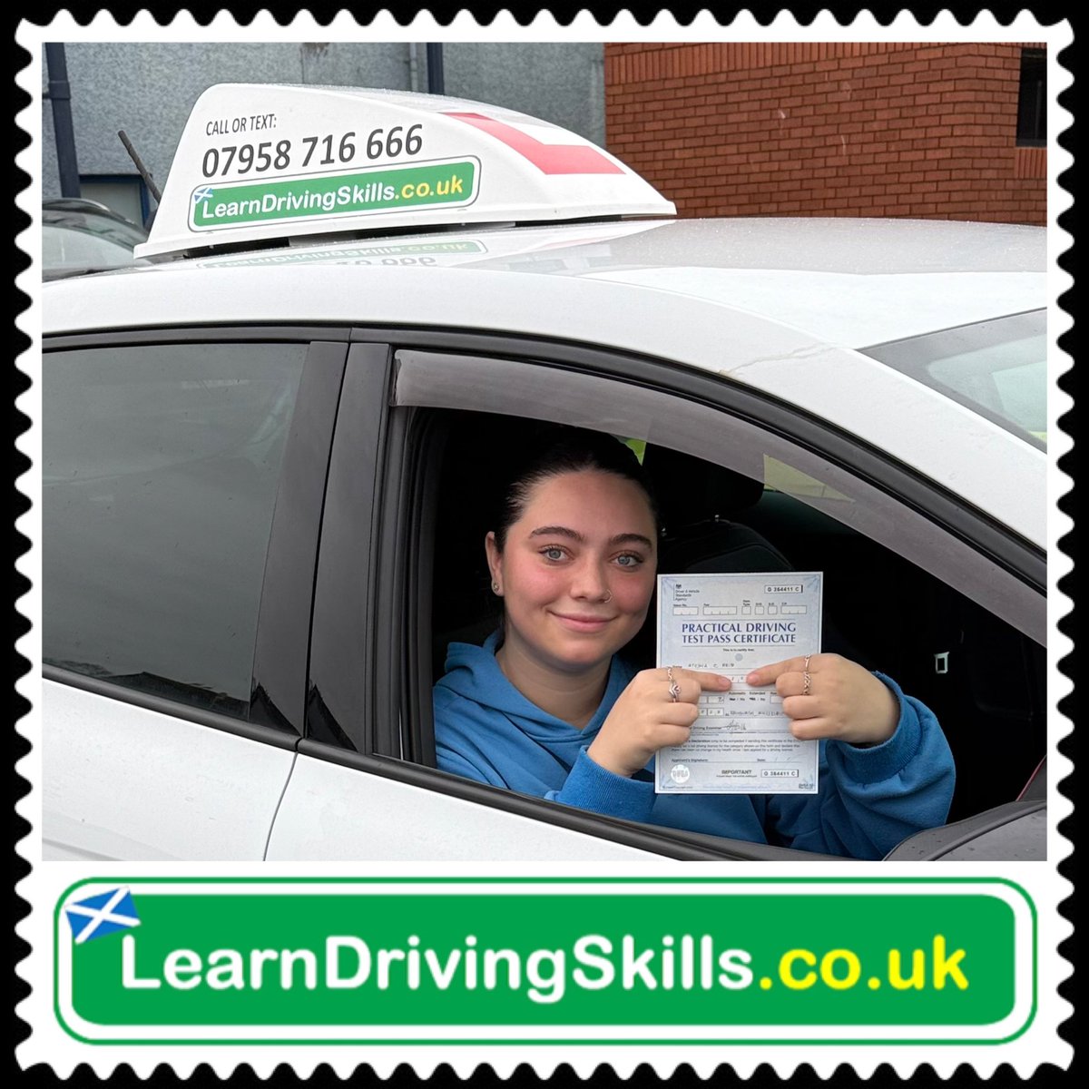 LDS_uk's tweet photo. Well done to Ayesha R in passing today. 
Great result 🚘👏🏻 👍🏻
#LearnDrivingSkills  @LDS_uk https://t.co/gcQMRofwkT