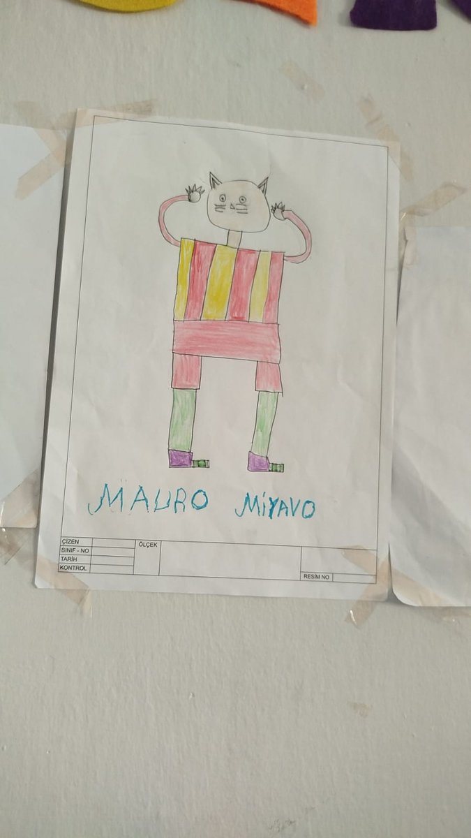 Ablamın öğrencisinin çizdiği resime de bakın 😅 💛❤️ #mauroicardi #GalatasaraySK