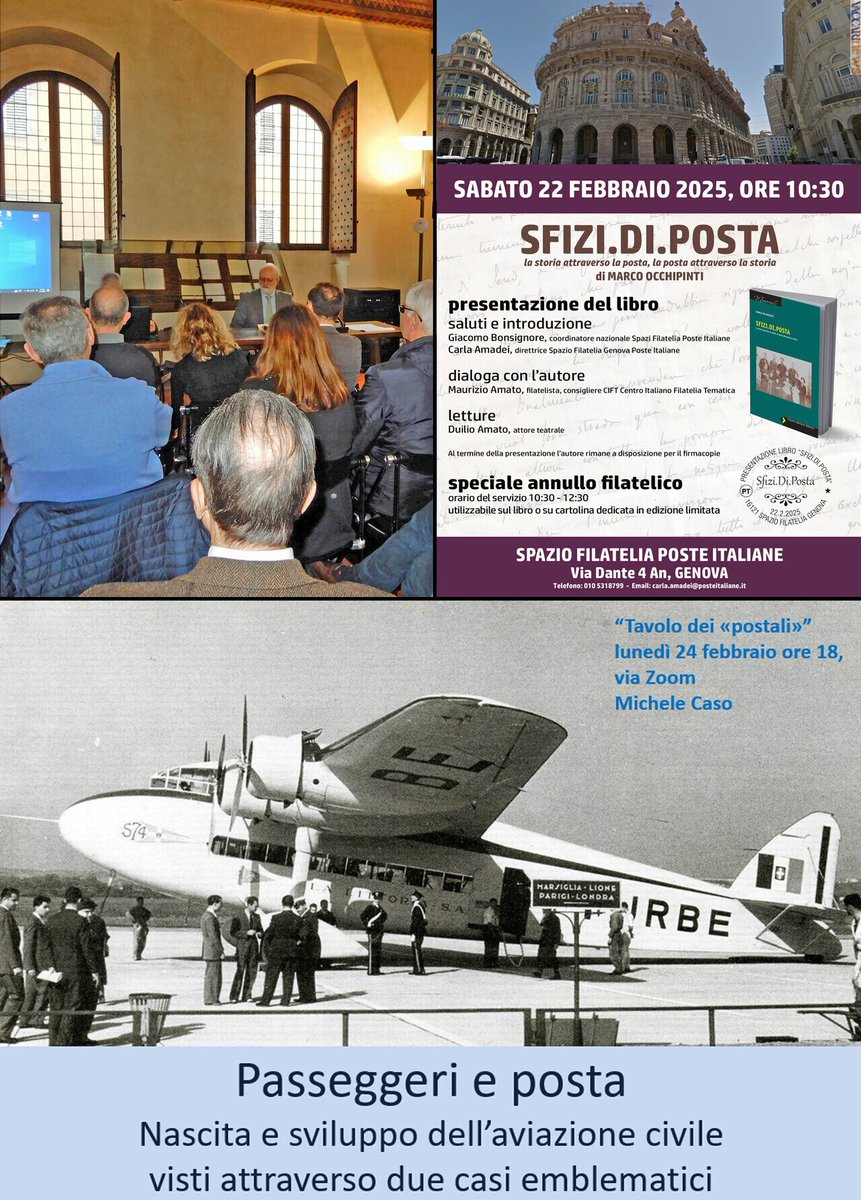 Vaccarinews's tweet image. #Posta. #Colloquio a #Prato, #presentazione a #Genova, #conferenza via #Zoom: vaccarinews.it/twnews/tw_3784…