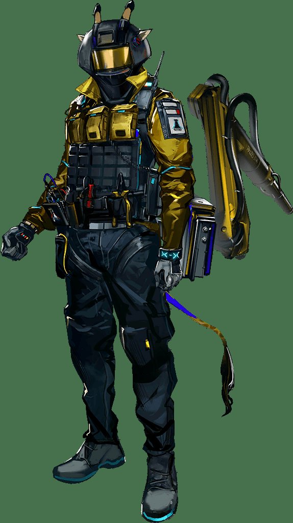 アークナイツ「エンドフィールド開発様 ぜひエンドフィールドのキャラでアークナイツの武装キャラと」|edelRitter@arknightsのイラスト