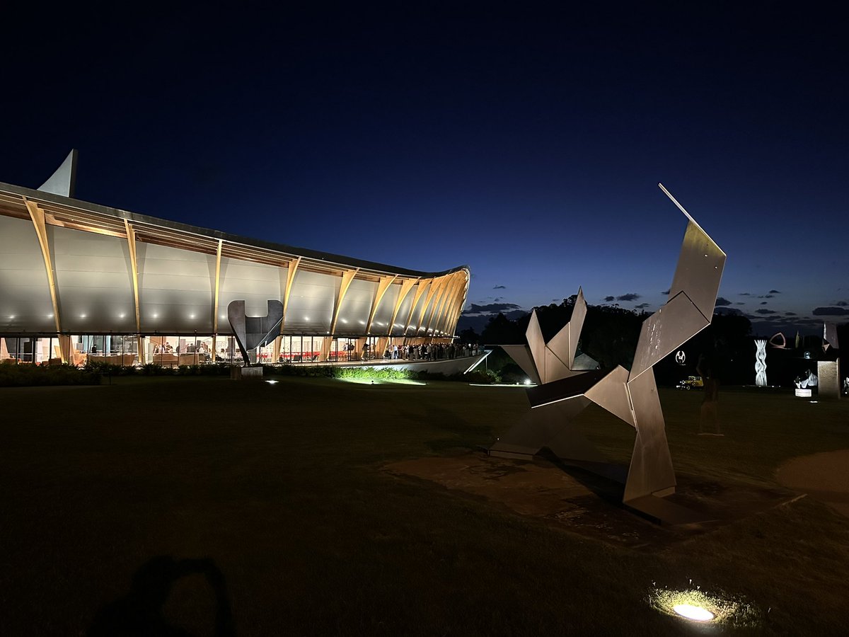 Dzintars_G's tweet photo. Opening ceremonies at Uruguay 2025 on a beautiful night in a wonderful museum. https://t.co/2Xj2GSUJBx