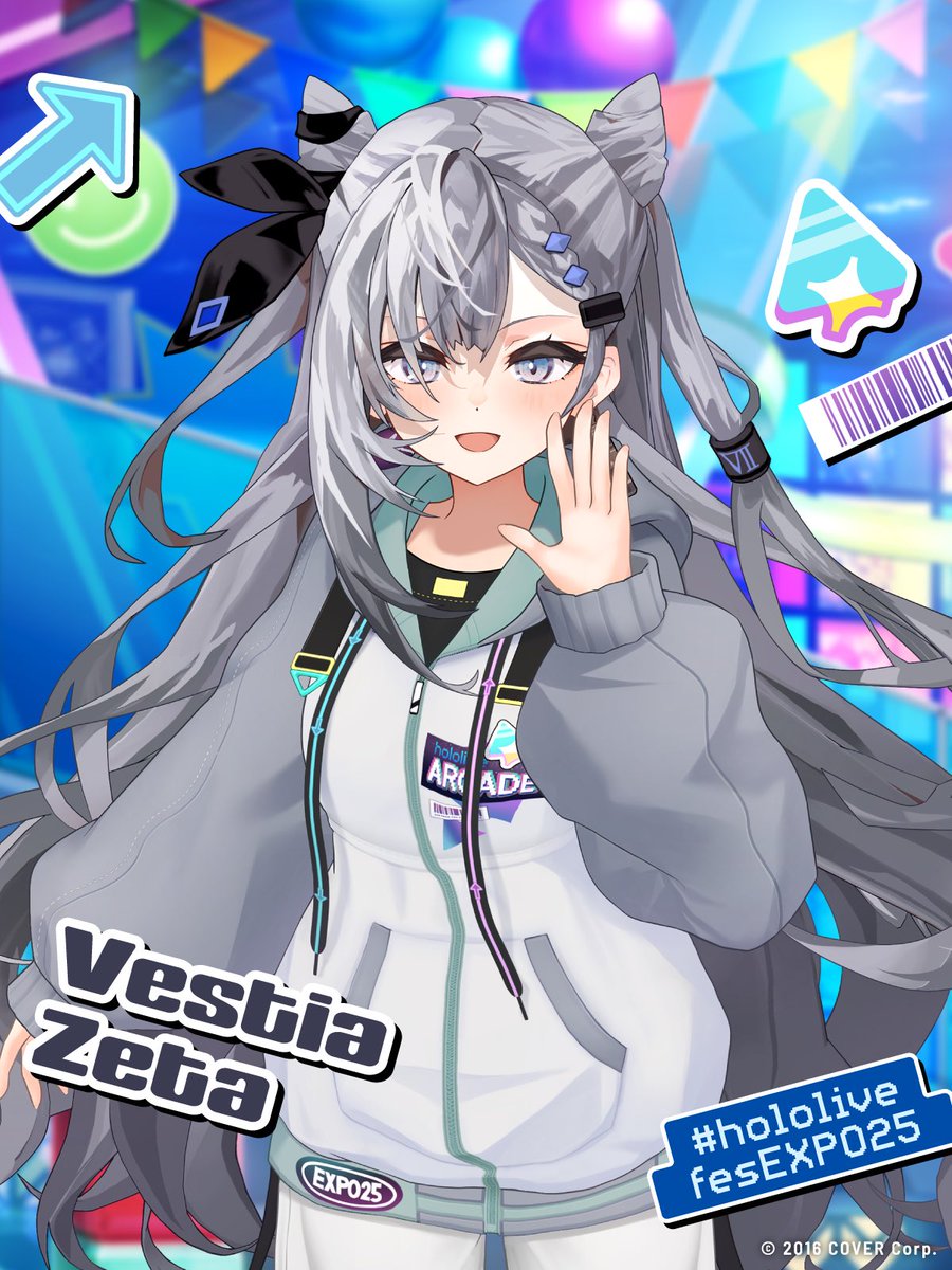 vestiazeta's tweet photo. see you there! 🩶
待ってるね〜！✨

#hololivefesEXPO25 https://t.co/LYbVKMy0NF