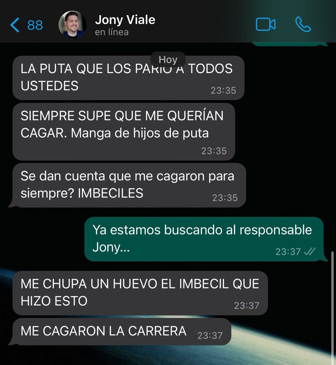 FlavioBuccino's tweet photo. Lo "cocinaron" con el "crudo" a @JonatanViale https://t.co/sXogICAIWd