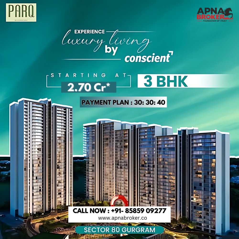 apnabroker's tweet image. ✨ Introducing Conscient Parq 2, Sector 80, Gurgaon – Luxury Living Reimagined!
Visit Website : apnabroker.co
Call Now : +91 85859 09277

#3bhk #apnabroker #conscientparq #sector80 #gurgaon #sector80gurgaon #apartment #flat #flatforsale #luxurylifestyle #luxuryhomes