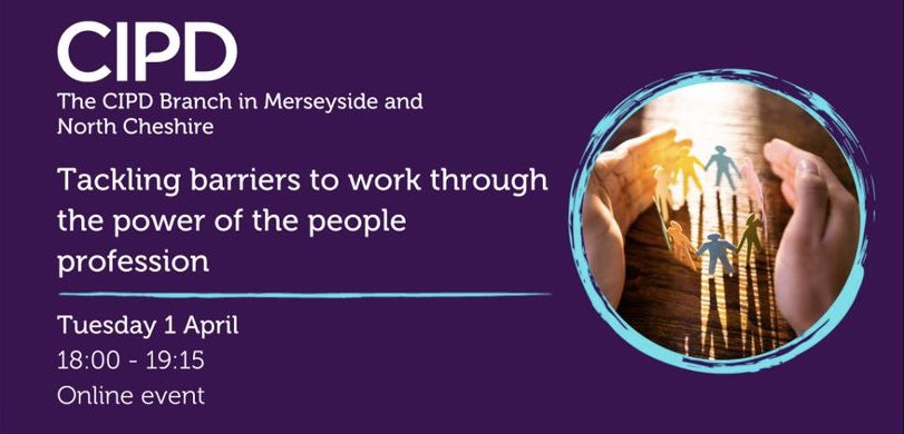 Next CIPD event - ‘Tackling barriers to work through the power of the people profession’

Date - 1st April 2025 🗓️
Time - 18:00 - 19:15 ⏰
Location - Online event 🖥️

eventbrite.com/e/122760544392…